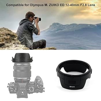 Olympus 12-40mm f2.8 pro レンズ LH-66付 Amazon.com : LH-66 Camera Mount Lens Hood Compatible with